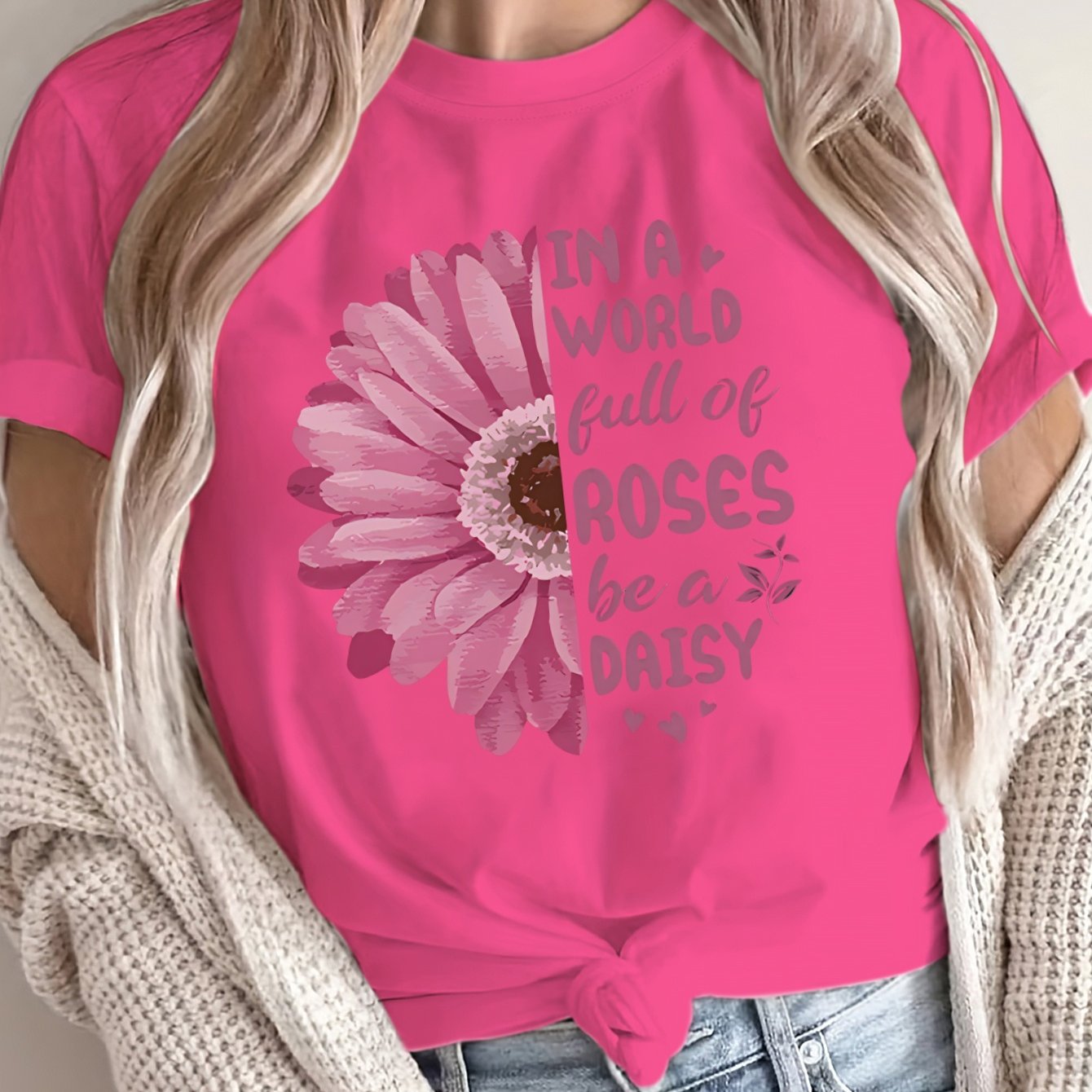 Women's Loose Large Size T-Shirt Spring Summer Casual Short Sleeve Breathable Fabric