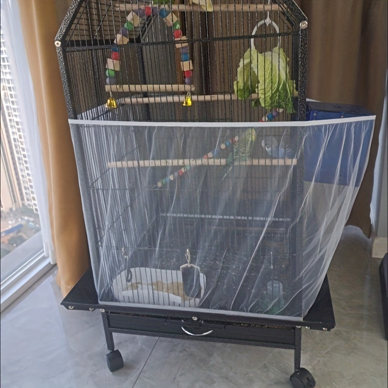 Nylon Mesh Bird Cage Netting for Parrots and Small Birds Durable Polyester Material