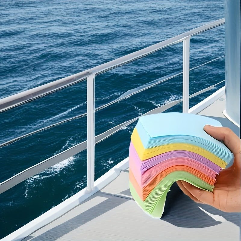 Foam Floor Cleaning Flakes Pack of 50 100 200 400 for Tile Wood Bathroom Car Odor Removal Blue