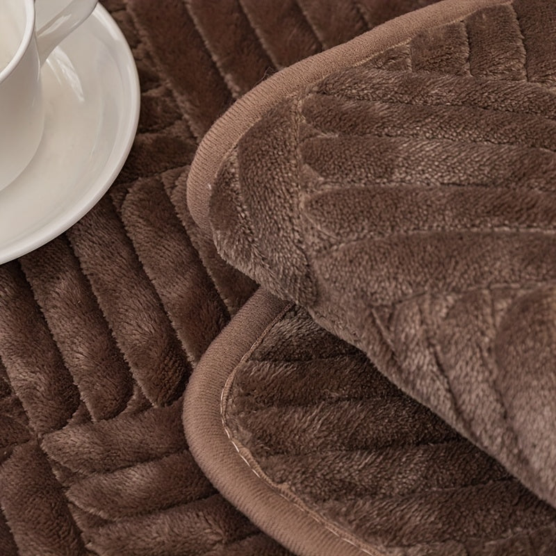 Velvet Sofa Cover Non-Slip Soft Cozy Machine Washable for Home Decor