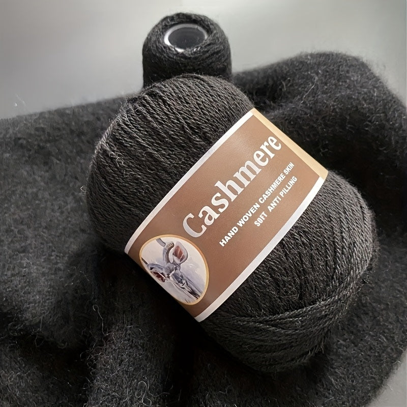 Hand-Woven Cashmere Blend Crochet Yarn 70 Cashmere 320m Assorted Colors