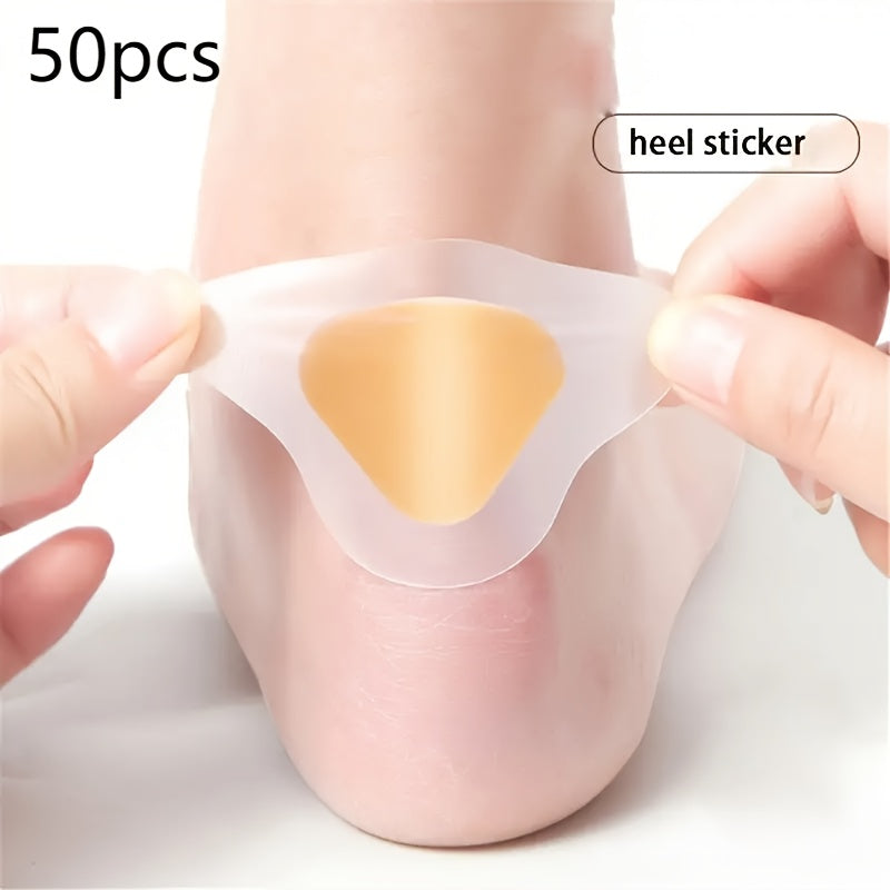 10pcs Gel Heel Protectors Adhesive Foot Pads for Comfort Support