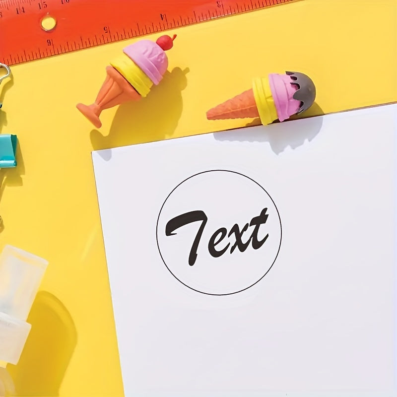 Ofis va maktab uchun shaxsiylashtirilgan dumaloq ABS muhr