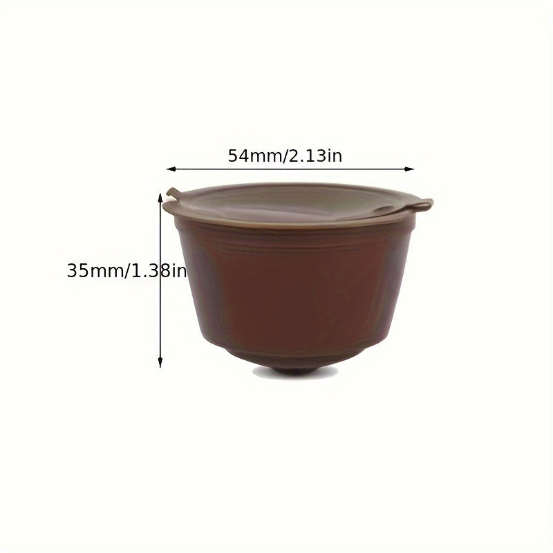 Set of 5 Coffee Pod Filters for Dolce Gusto Machines, Durable Plastic