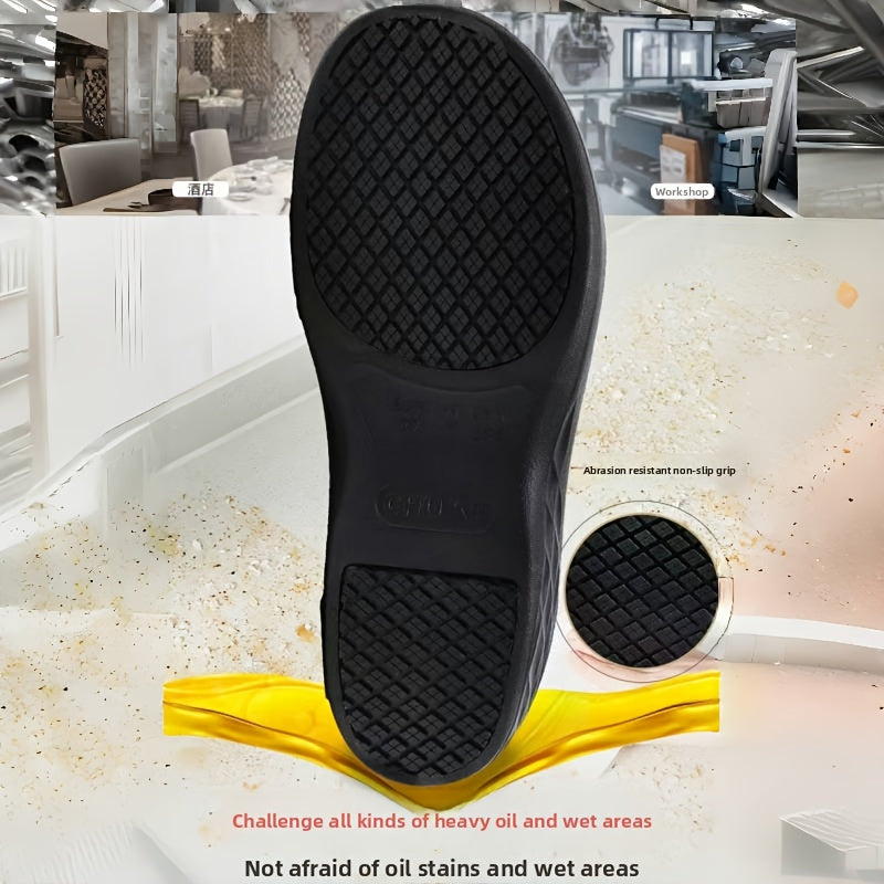Women's Non-Slip Chef Shoes with Cushioned Insole, Rubber Sole, Breathable