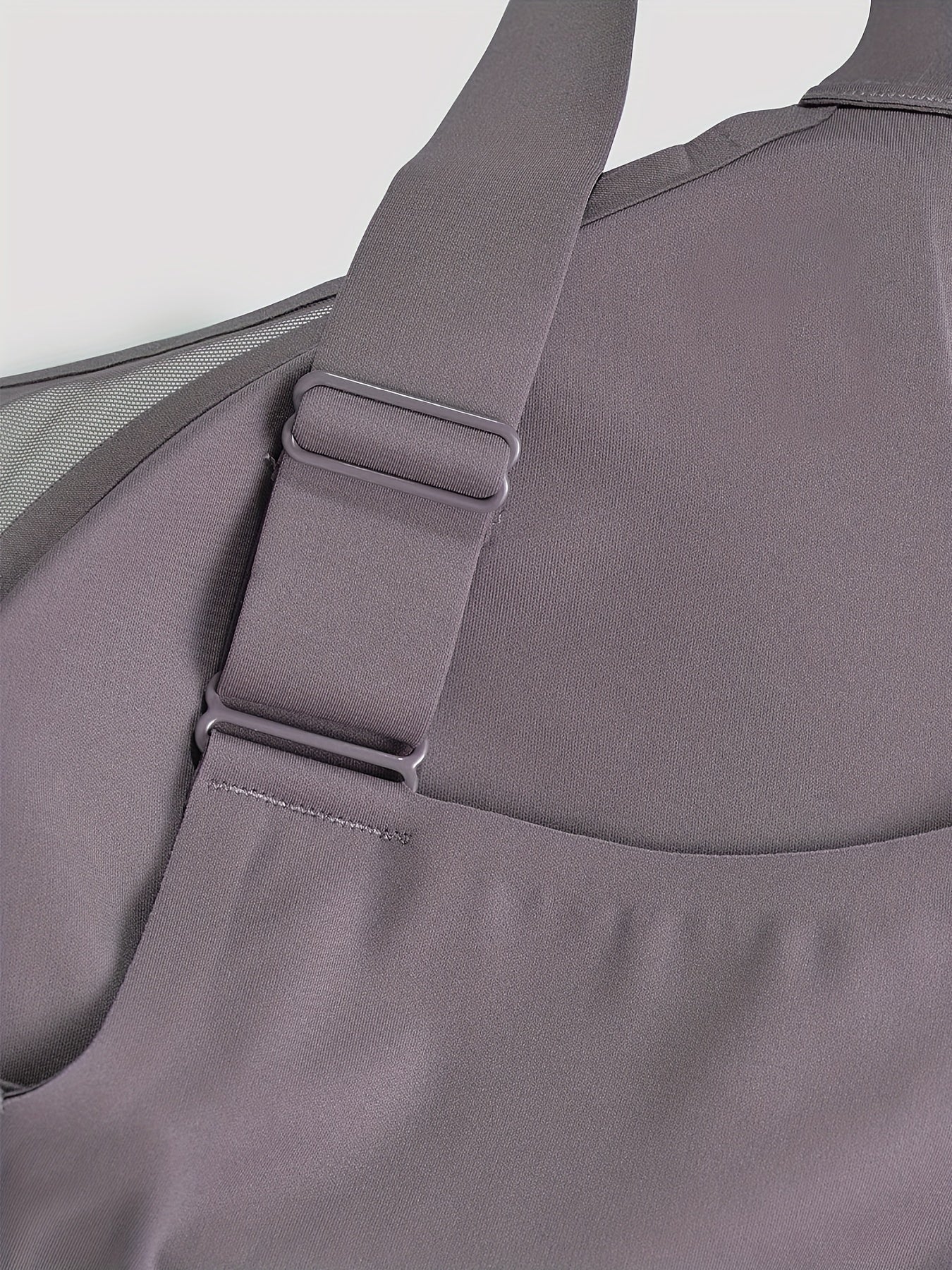 Plus-Size Women's Adjustable Strap High Support Tank Top Bra Yoga Gym Running Activewear