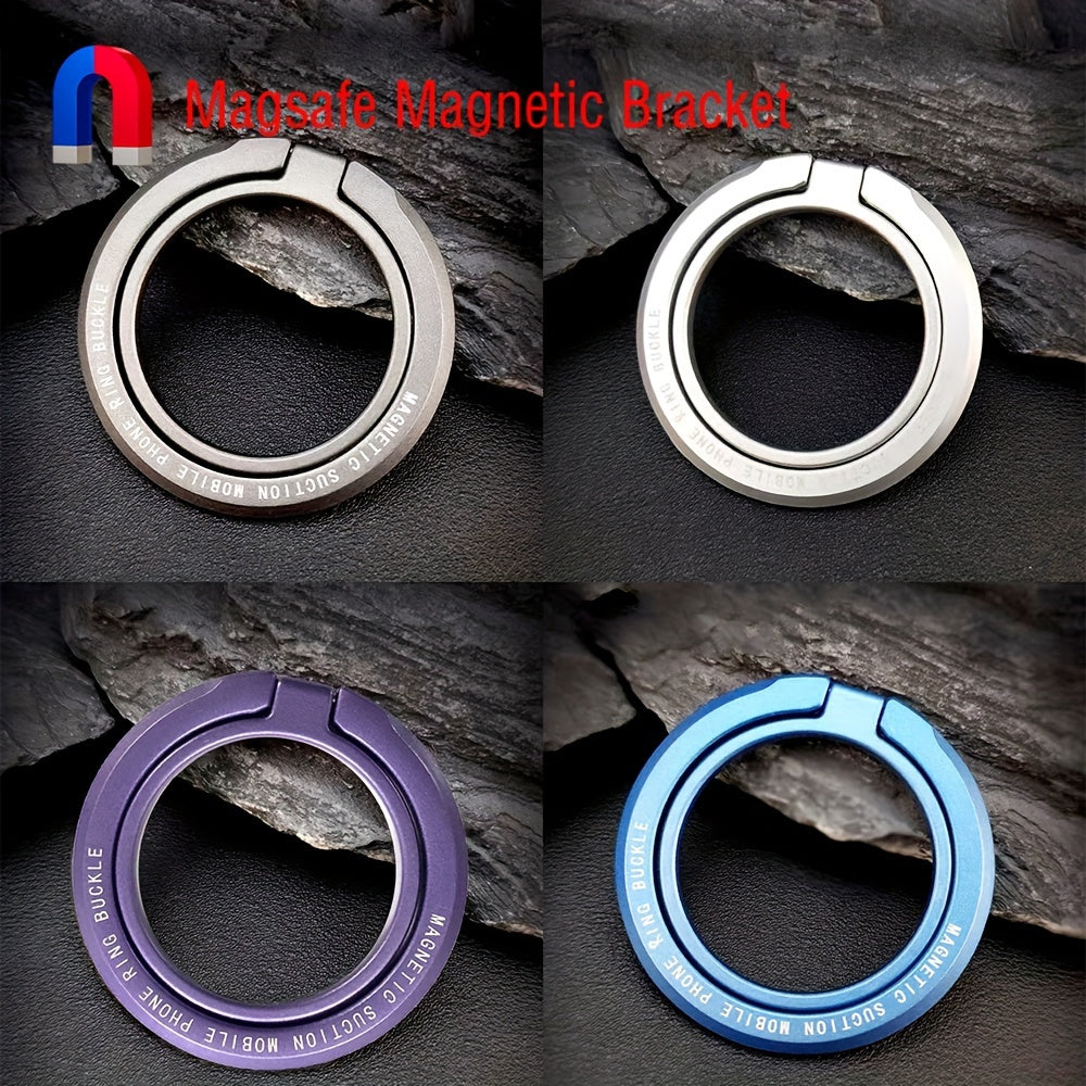 Universal Metal Glitter Magnetic Phone Holder 360° Rotating Folding Car Mount