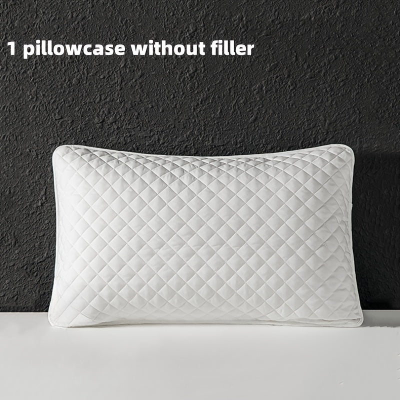 Lightweight Quilted Pillow Protector for All Seasons Latex Pillow Cover