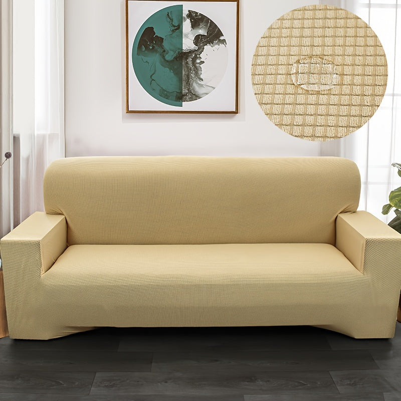 Waterproof Sofa Cover Pet-Friendly Machine Washable Fits Armchair to Sectional Polyester Spandex