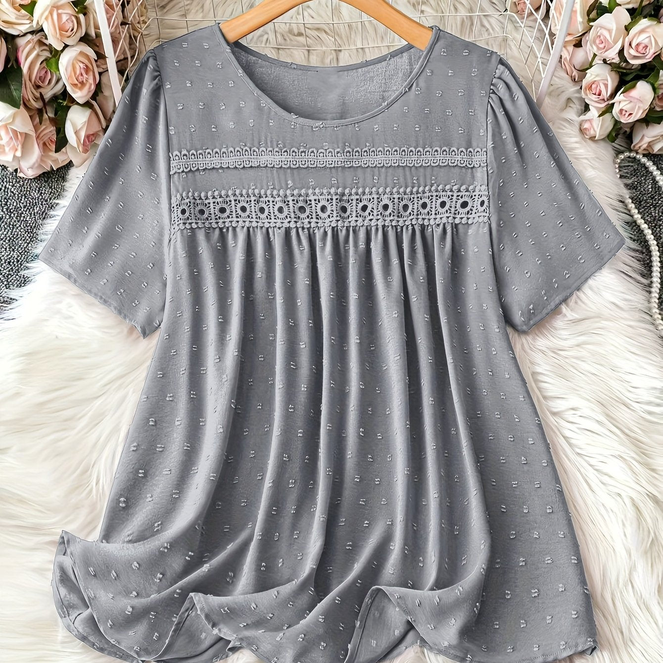 Plus o'lcham ayollar moda topi, kundalik, qulay, erkin fit