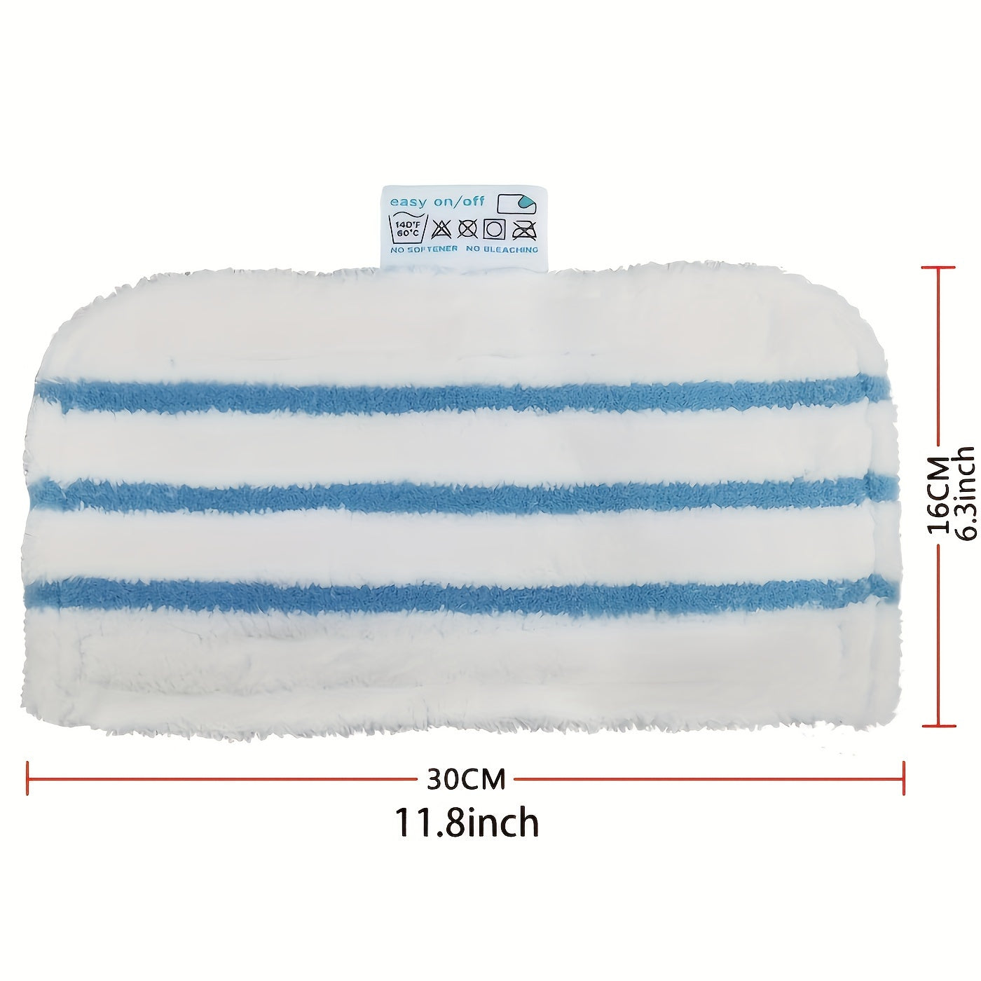 5 ta to'plam yuviladigan almashtirish padlari uchun bug'li mop, qora, qayta ishlatiladigan, mos keladi