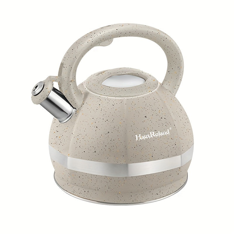 Stainless Steel Tea Kettle 3L with Whistle Heat-Proof Handle Gas Electric