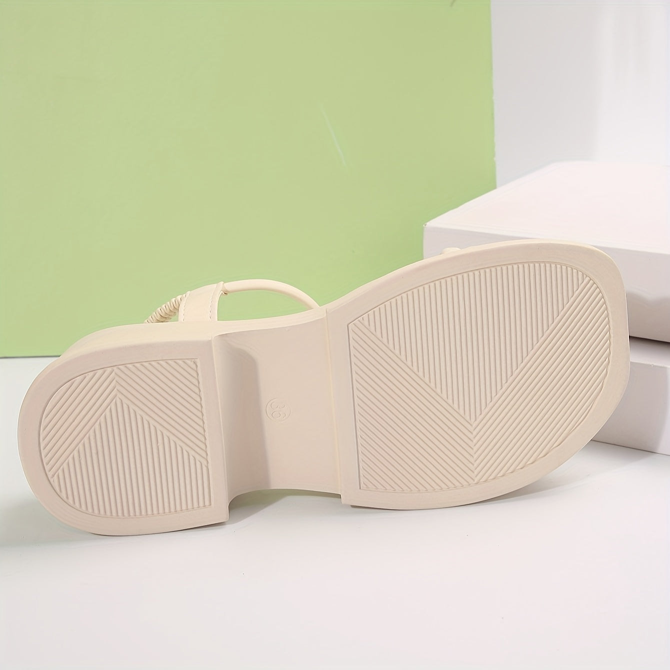 Women's Retro Casual Sandals with Thick Soles Open Toe Platform Heel