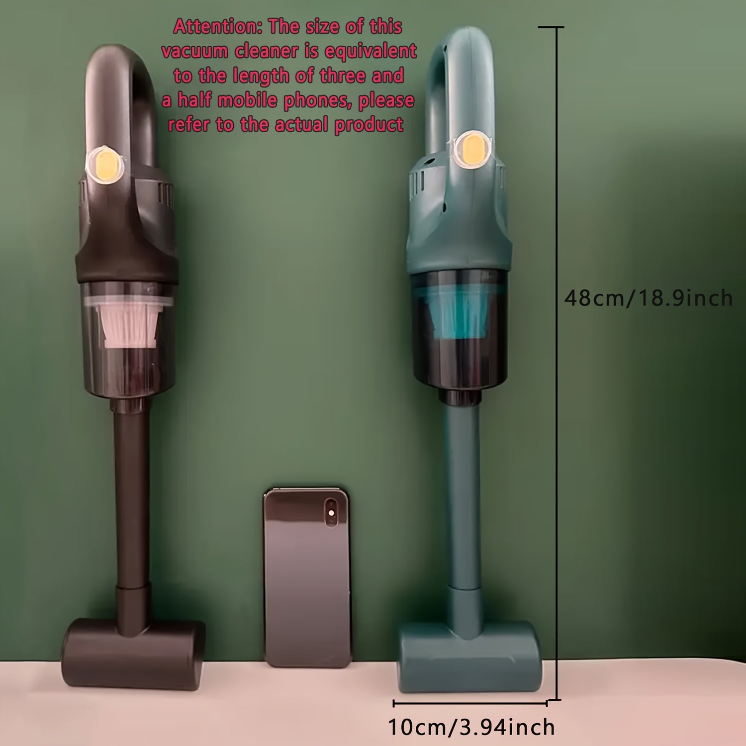 Wireless Handheld Cordless Vacuum Cleaner for Home and Car with Strong Suction