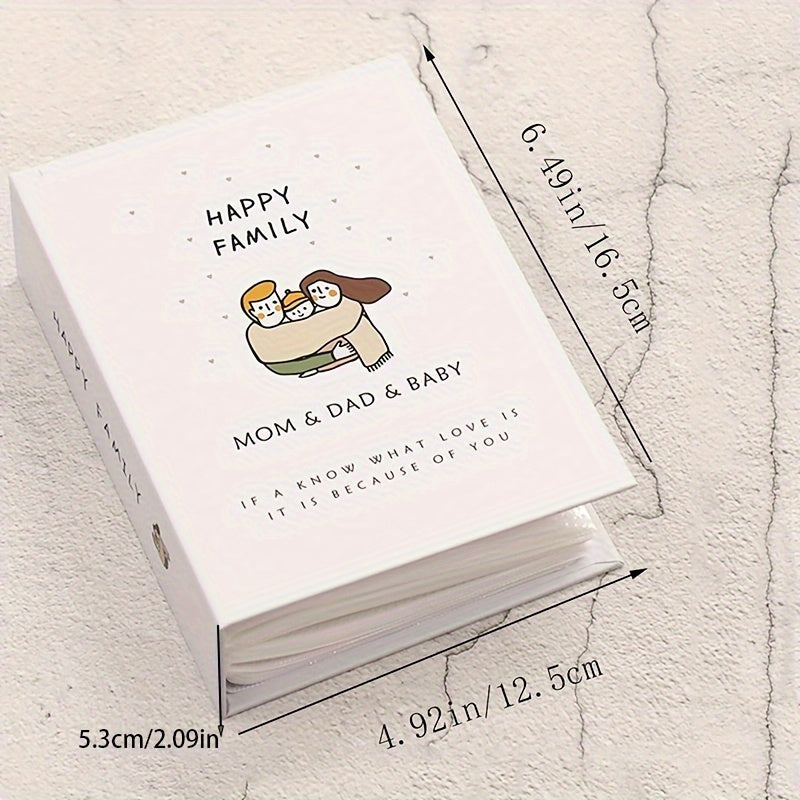 1 шт. 15,24 см 100 листов фотоальбом для семейных и студенческих фотографий, альбом с большим объемом для вставок. Идеальный зимний и праздничный подарок.