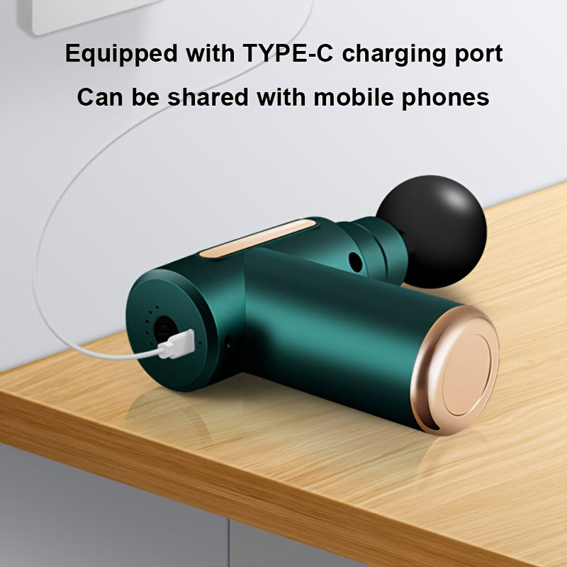 Portativ MiniPro USB zaryadlanadigan massaj quroli to'plami 4 ta aksessuarni o'z ichiga oladi, litiy batareyasi bilan quvvatlanadigan ideal sovg'a.