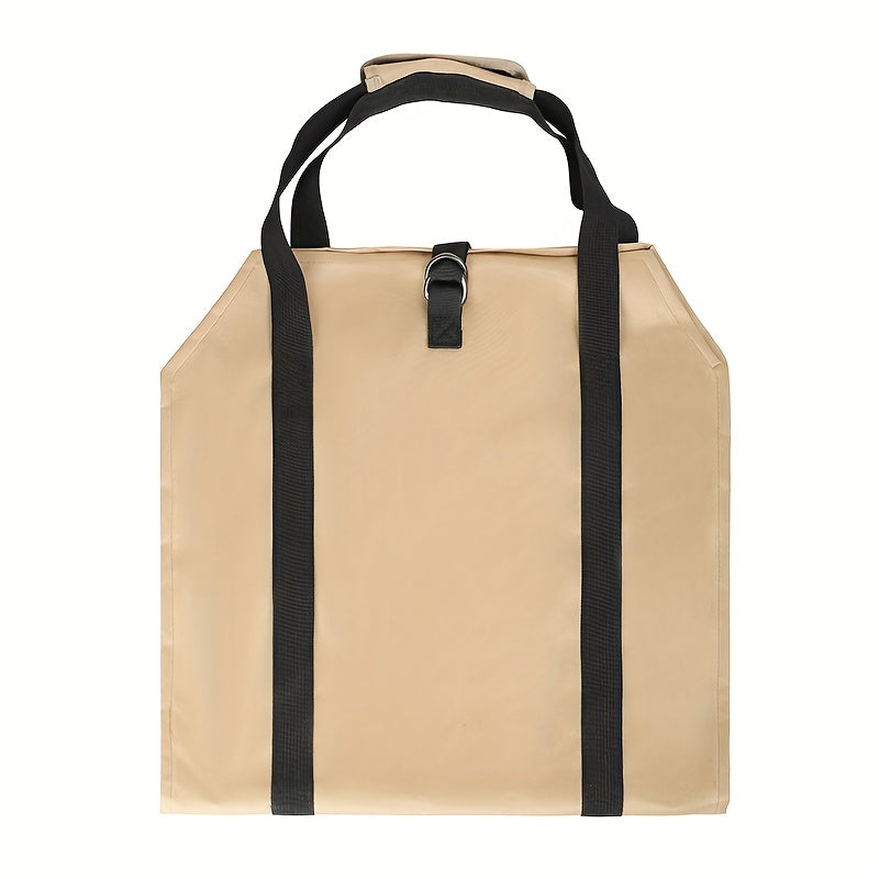 Durable PVC Firewood Carrier Bag Heavy Duty Log Tote for Camping and Firewood Transport