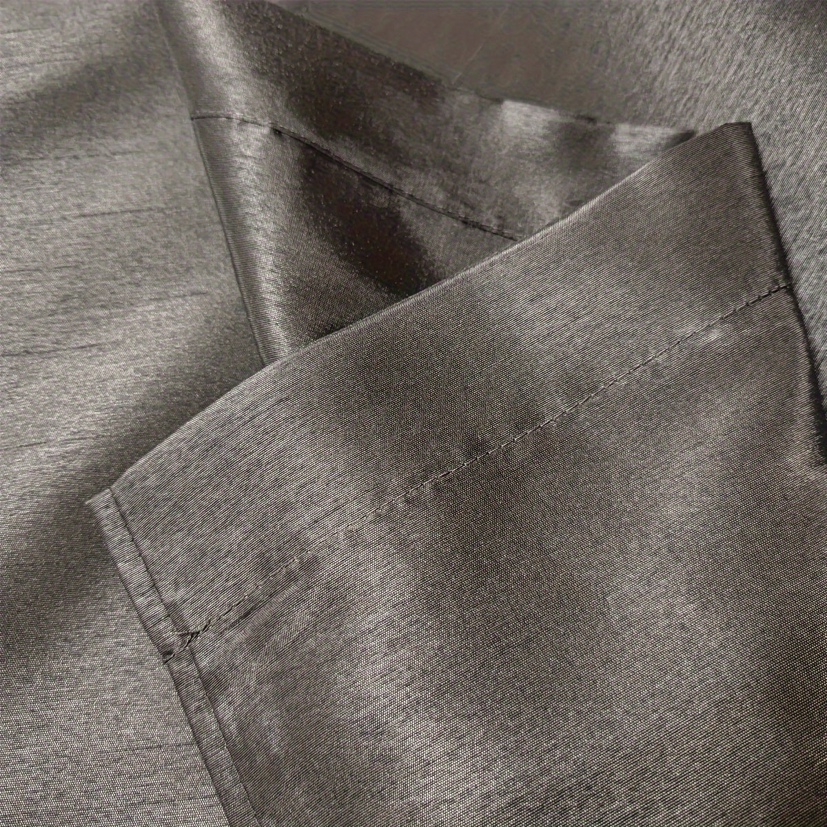 Imitation Silk Rope Curtain for Bedroom and Living Room Single Panel