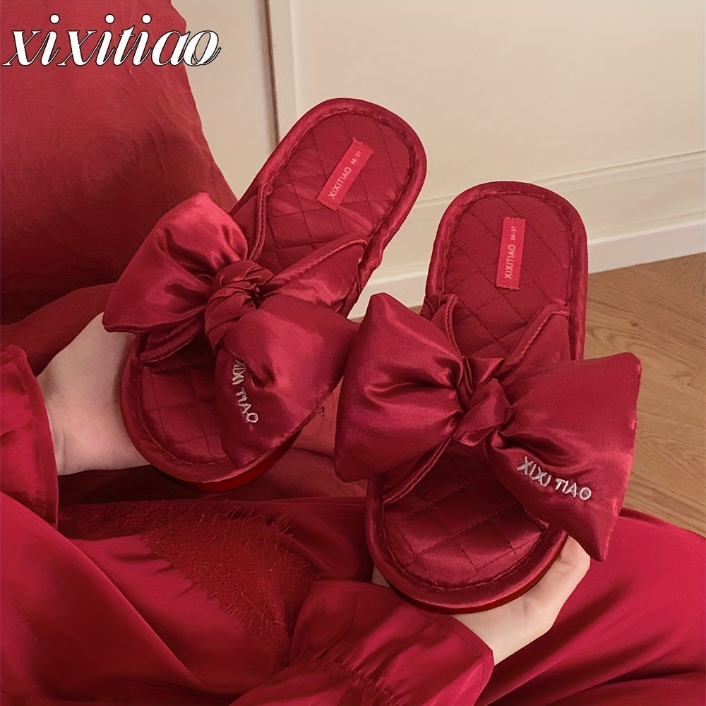 Ayollar uchun linen shippaklar, sirpanishga qarshi, ichki pol poyabzali, barcha mavsum uchun qulaylik