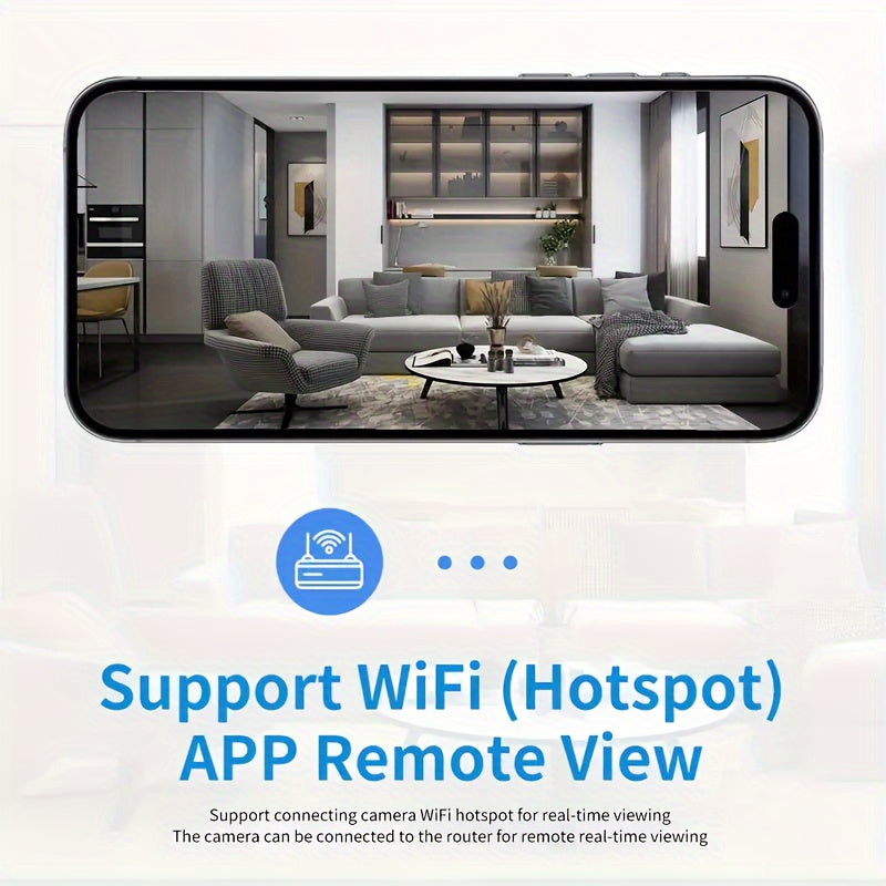 Indoor WiFi PTZ Security Camera 1296p HD Night Vision Two-Way Audio Motion Detection