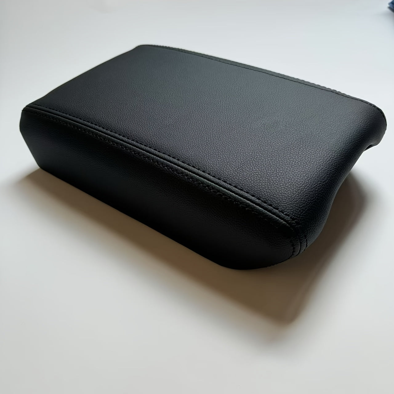 Avtomobil konsoli armrest qopqog'i qopqog'i qora va kulrang ABS bardoshli 2007-2017 uchun mos