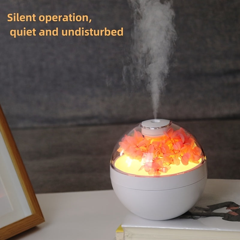 USB Powered Air Purifying Humidifier with Aromatherapy 220ml Quiet for Home Office School