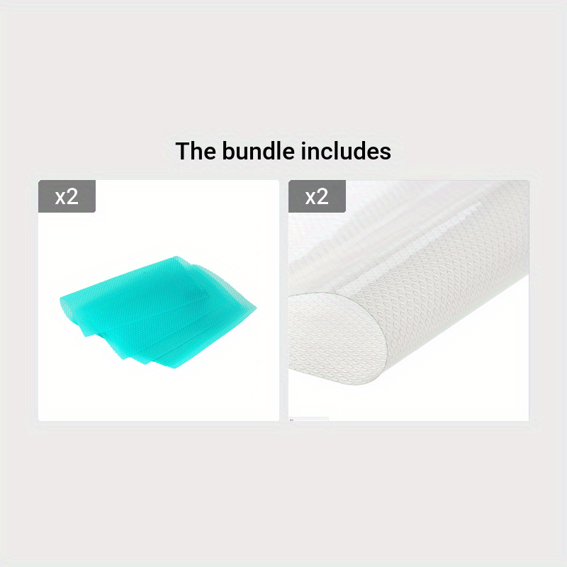 Juego de 4 tapetes para estantes de nevera, impermeables, resistentes a la grasa, lavables, forros para cajones