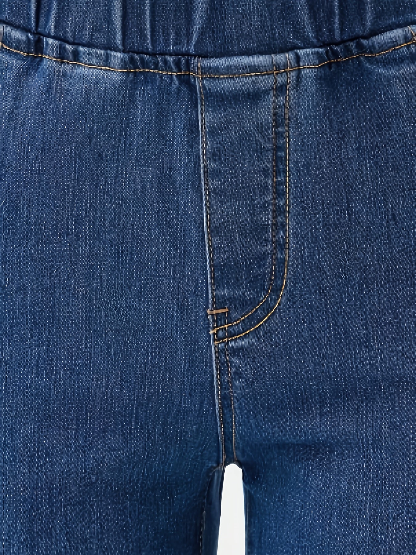 Women's Plus Size Blue Washed Skinny Jeans Stretch Denim Casual