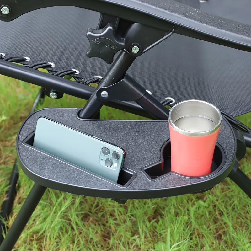 Zero Gravity Chair Arm Tray with Cup Holder and Phone Slot for Lounge and Beach