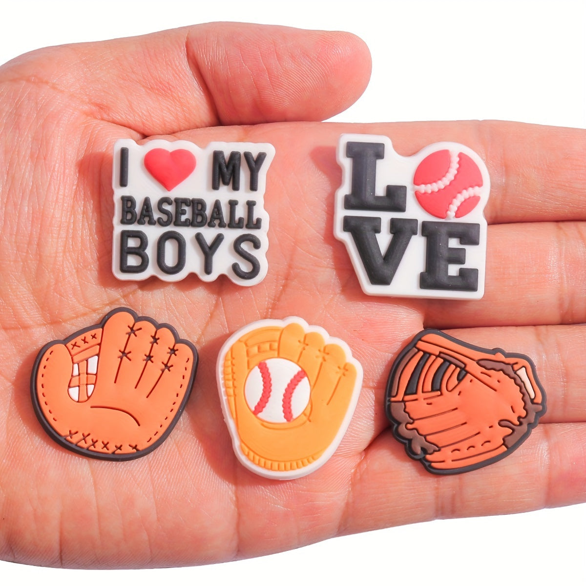 Sports Shoe Charms Set 22/24/28/38pcs Football Basketball Baseball Soccer Accessories