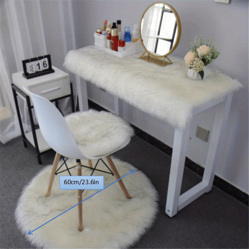 Розовый искусственный меховой ковер мягкий пушистый шег-коврик для гостиной, спальни, детской