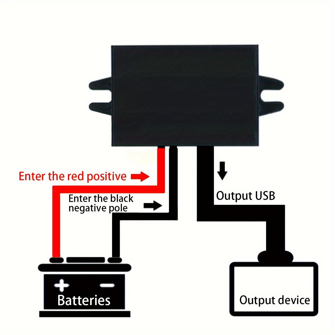 DC Quvvat Konvertori 24V/12V dan 5V Micro Ulanish uchun Past Voltajli Quvvat ta'minoti