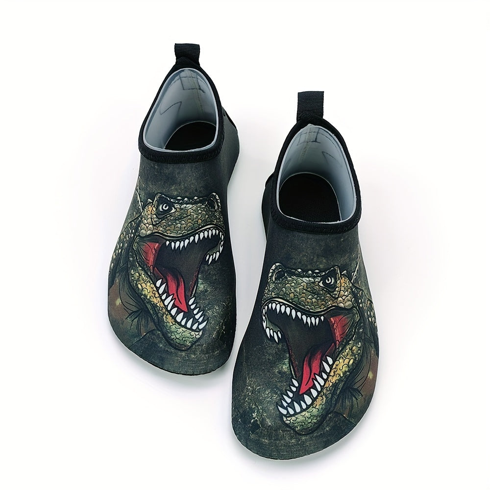 Unisex Anime Print Suv Poyabzallari - Yengil va Tez Quriydigan Yozgi Plyaj Kiymishlari