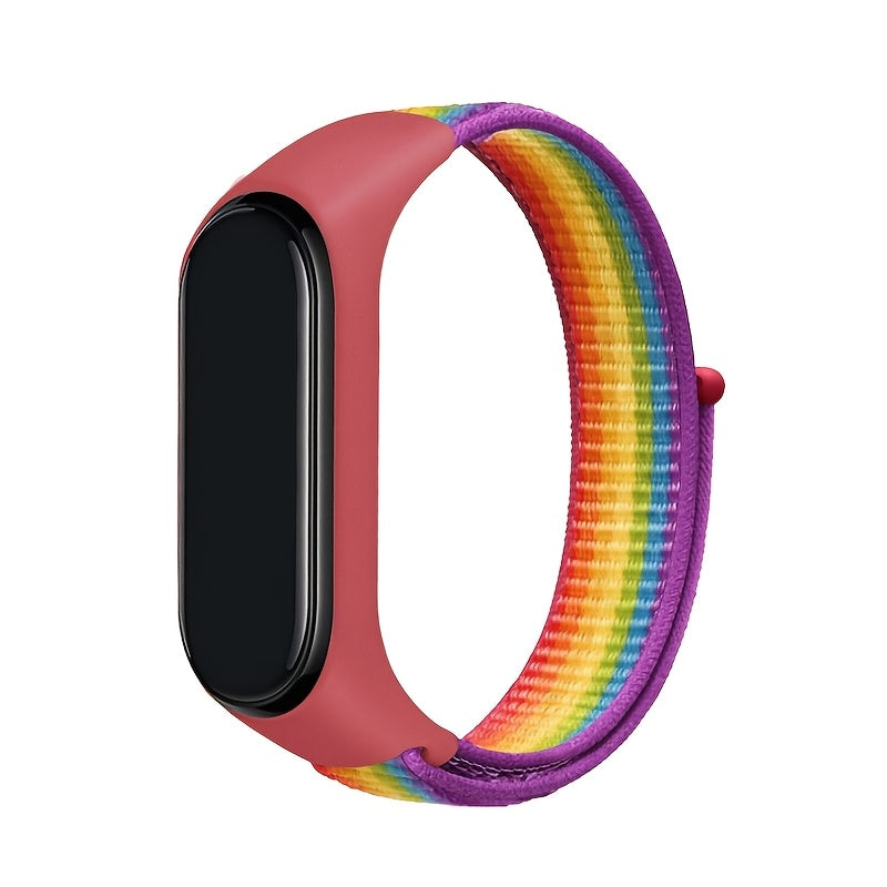 Nylon Loop Strap for Smartwatch Compatible with Xiaomi Mi Band 7 and 56NFC