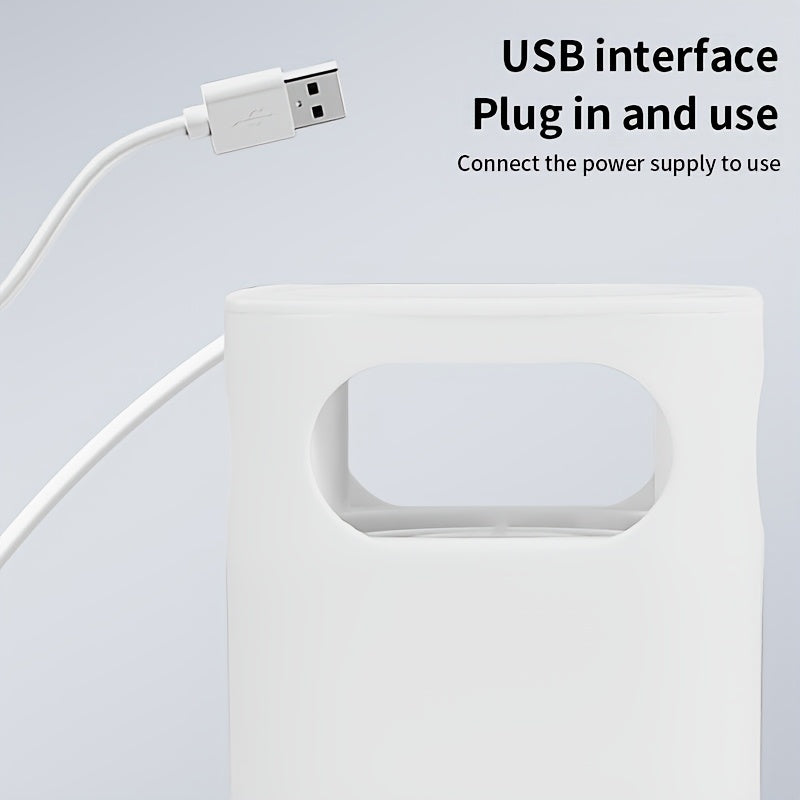 USB-Powered Blue Light Air Purifier Odor Eliminator for Home Office Car