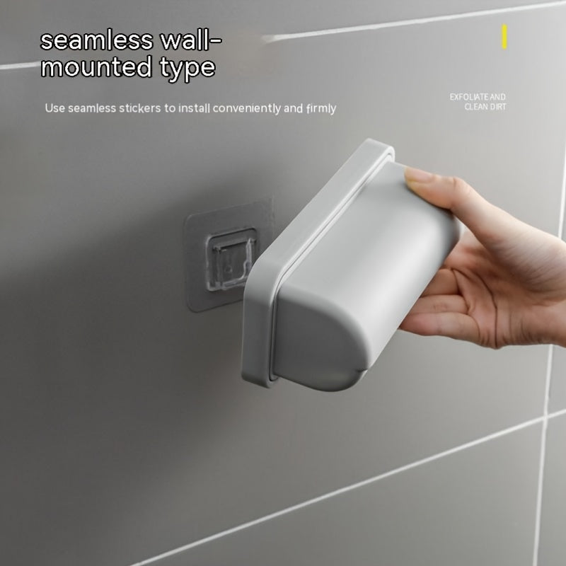 Wall-mounted toilet garbage bag storage box for small businesses