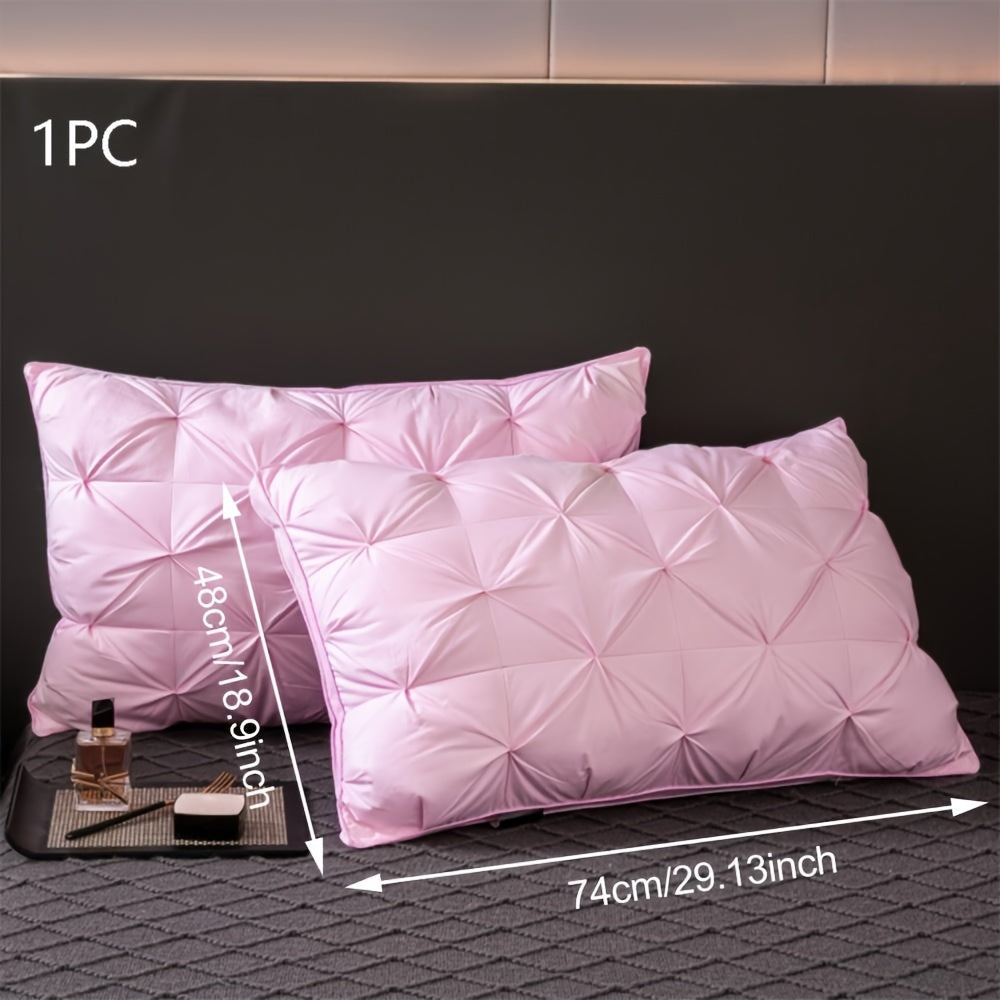 Uyqu uchun qo'llab-quvvatlovchi bo'yin bo'yin yostiq, hashamatli mehmonxona sifati dizayni bilan