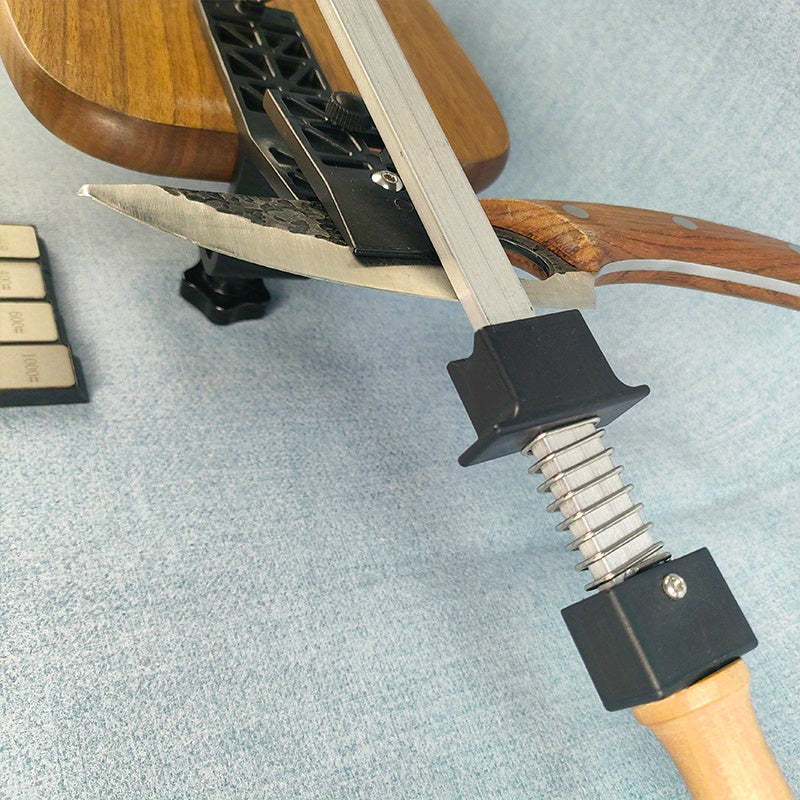 2024 Angle Fixed Knife Sharpener with Removable Tools Iron Construction No Battery Needed for Home and Professional Use