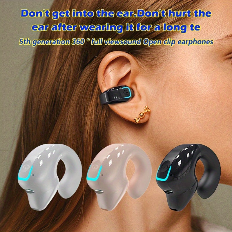 Wireless Earbuds with 360° Sound Noise Cancellation Long Battery Life Sports Compatible Volume Control
