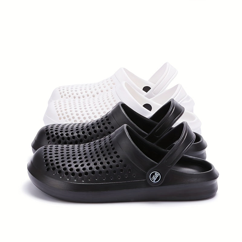 Unisex EVA Clogs Breathable Non-Slip Summer Garden Shoes Black Brown Dark Brown