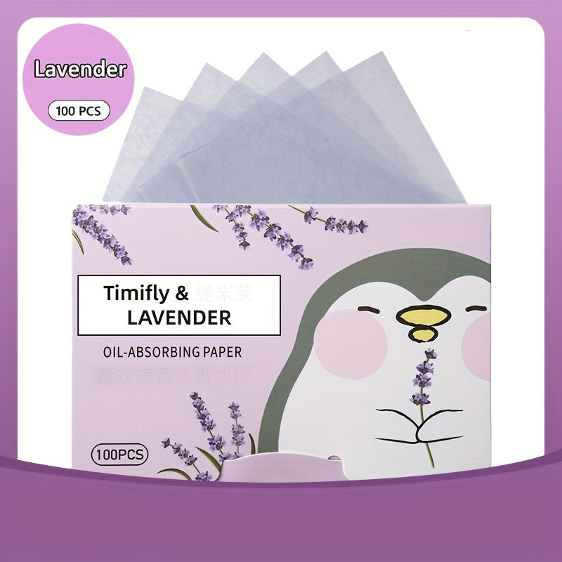 Unisex Oil-Absorbing Facial Blotting Papers 100 Sheets with Plant Extracts