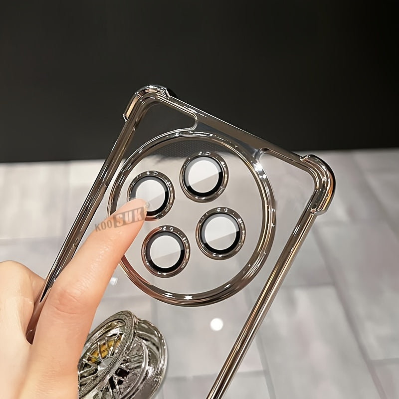 Redmi 14C Phone Case with Gyroscope Bracket Shockproof TPU Cover