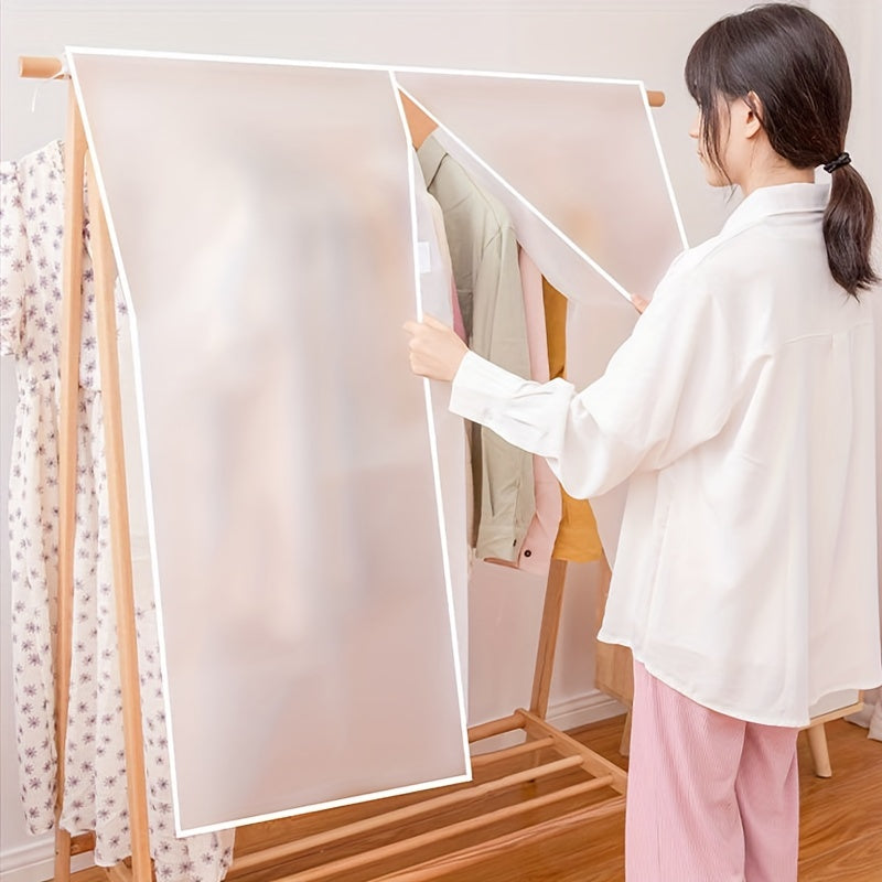 Kiyim-kechak saqlash qopqog'i to'plami ko'ylaklar, kiyimlar, palto, shkaf tashkilotchisi uchun