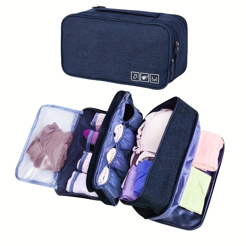 Lightweight Zipper Organizer Set for Travel with Multiple Pockets for Clothing and Accessories