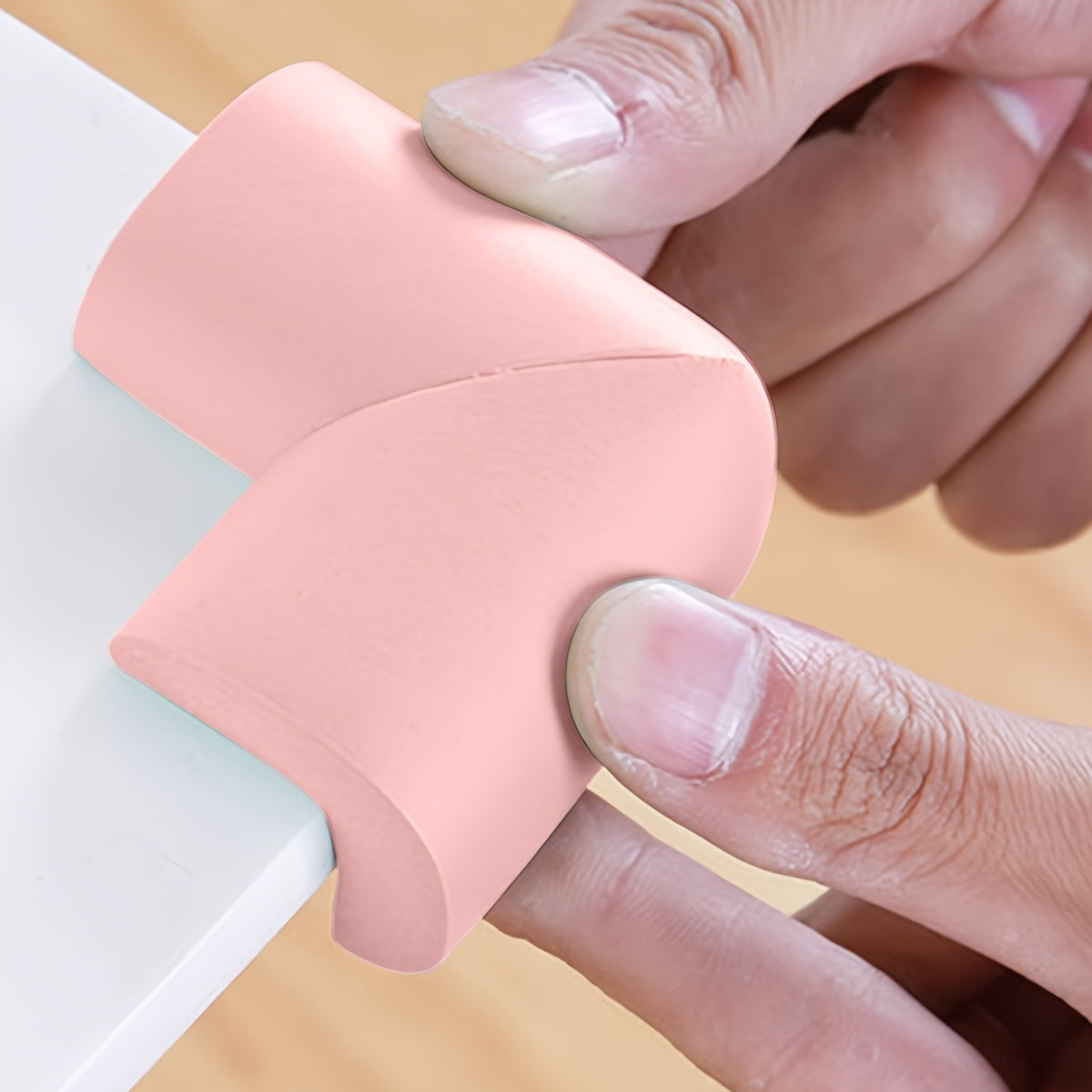 10 Pieces NBR L-Shaped Corner Guards for Table Edge Safety and Bed Protection