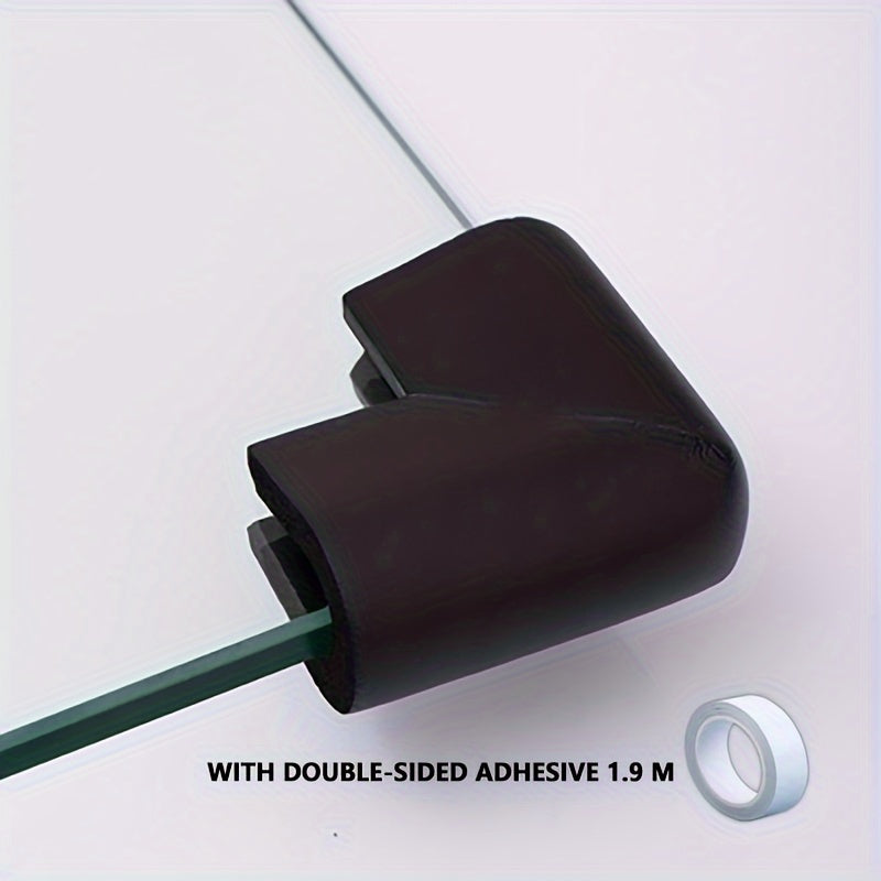 Set of 10 Soft Anti-Bump Glass Table Corner Protectors for Child Safety