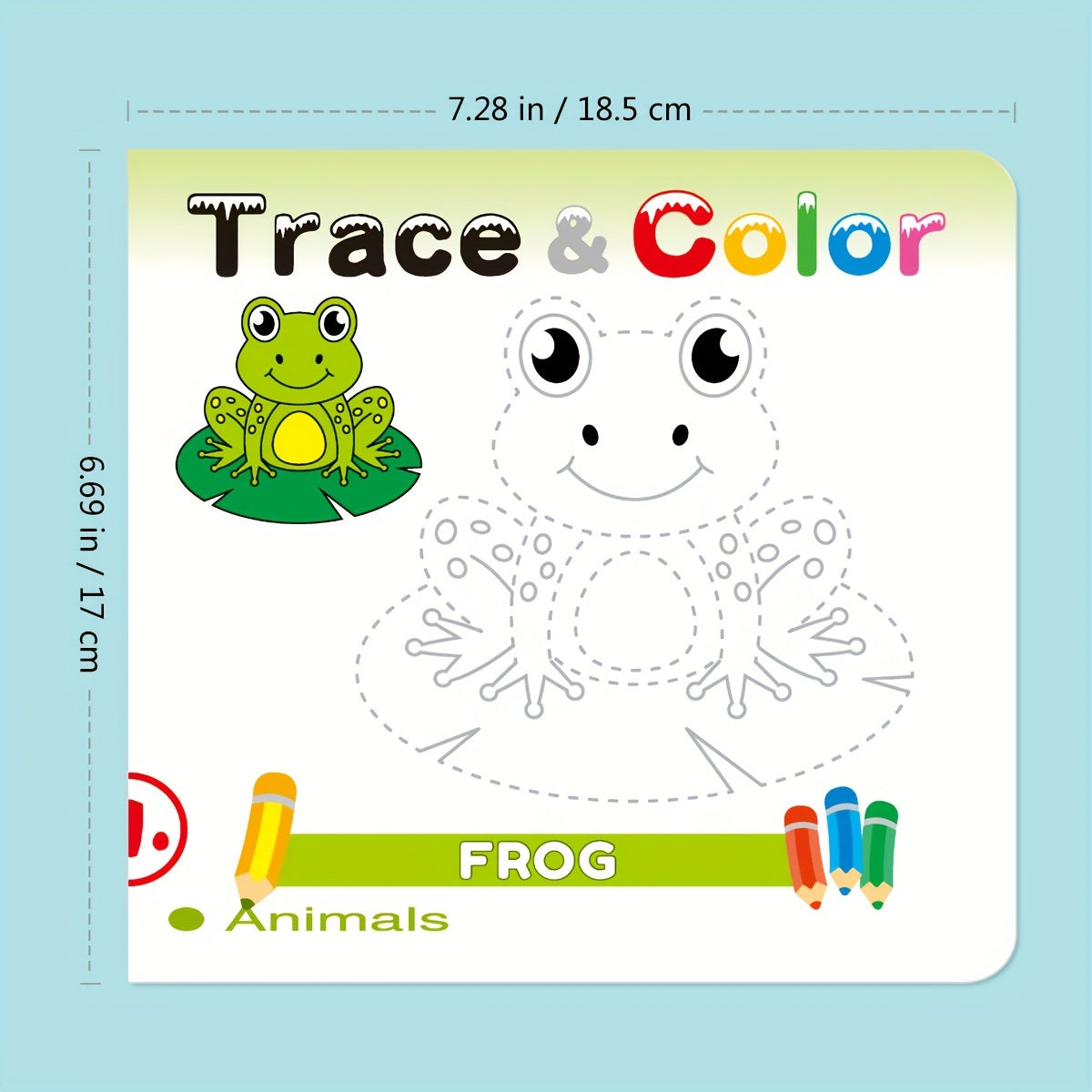 Children's Handwriting Tracking Stick Figure Coloring Book Set of 10 for Kids Ages 4 and Up