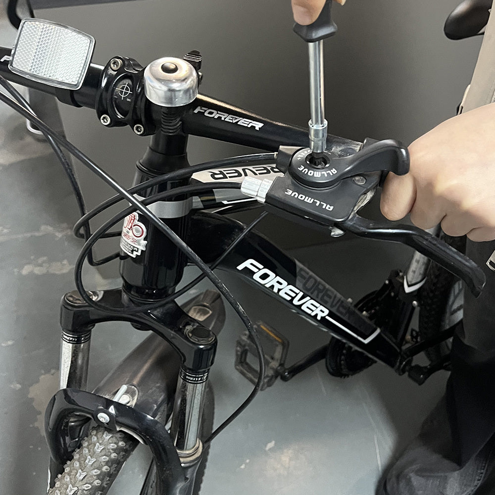 46-Donali rozetkali kalit seti, ratchet uzaytirgich va bitlar bilan, zanglamaydigan po'latdan.