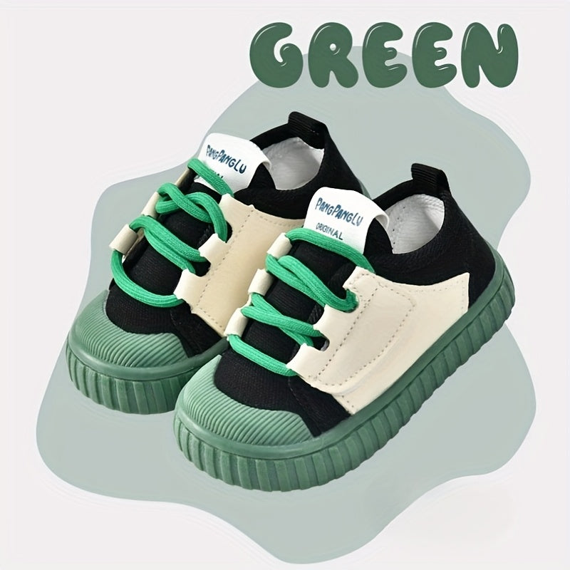 Toddler Boys and Girls Soft Sole Sport Shoes with Anti-Slip Fabric Upper