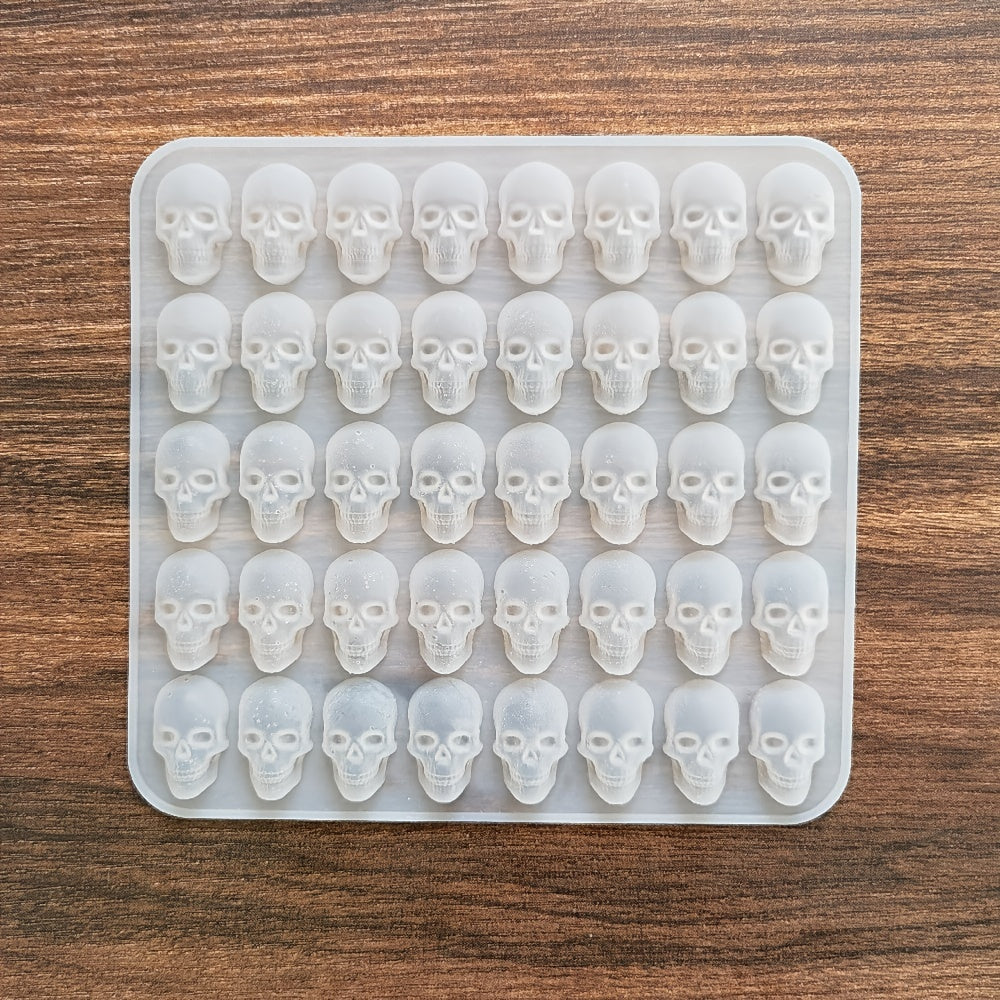 Skull Ice Cube Silicone Mold for Halloween Party Drinks and Crafts